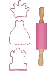 Wilton - Rosa Prinsesse Bakesett for Barn
