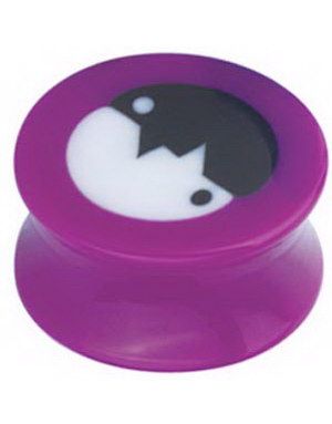 Modern Yin Yang - Lilla Akryl Plug