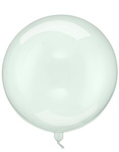 Grønn Gjennomsiktig Ballongkule 40 cm
