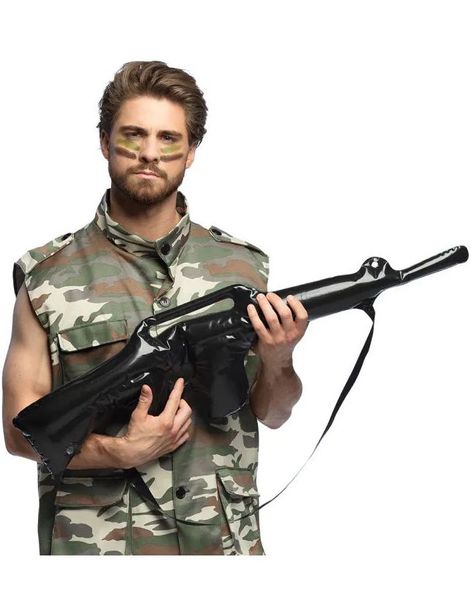 Oppblåsbart SWAT Maskingevær - 55 cm