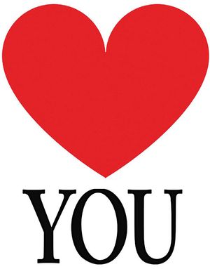 Heart/You - 2 stk. Klistermærker til Sko
