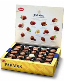 Marabou Paradis Selected Pralines af Lys og Hvid Chokolade 500 g