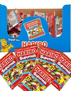 100 sk Haribo Supermix Minis - Hel Æske 1,6 kg 