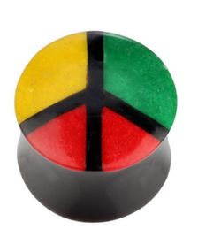 Jamaica Peace - Organisk Piercing Plug