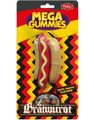 Mega Gummies Tyske Bratwurst - Vingummi Pølse Med Tutti Fruttismag 120 Gram