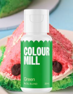 Colour Mill Grøn Oliebaseret Madfarve - 20ml