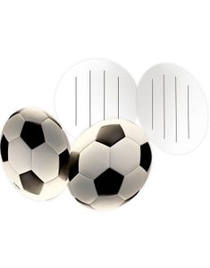 8 stk Fotball Invitasjoner med Konvolutter - Kick It