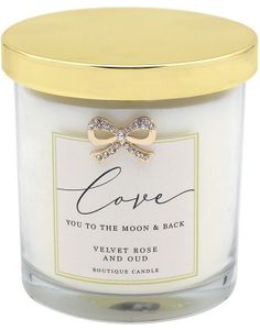 Love You - Duftlys i Glasskrukke med Velvet Rose & Oud