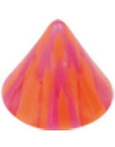 Playpoint Orange/Lilla - 4 mm Akrylkugle til 1,2 mm stang