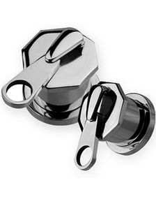 Zip It - Sølvfarvet Piercing Plug