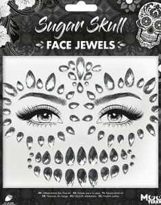 Sugar Skull Ansiktsstener / Smykker