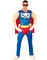 Simpsons inspireret Duffman Herrekostume 3 Dele