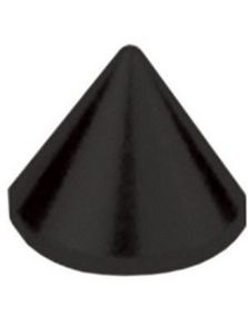 Metallic Point - Sort Dermal Anchor Kugle