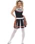Cheerleader Kostume i Sort og Hvidt med Pom Poms