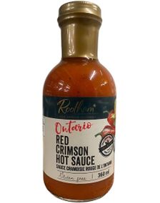 Rootham's Gourmet Ontario Red Crimson Hot Sauce - Medium Sterk, Søtlig Chilisaus med Sriracha 360 ml (Canada)