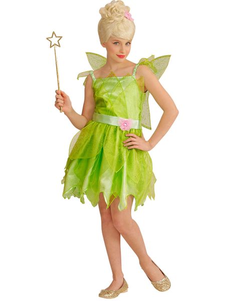 Klokkeblomst Inspireret Børnekostume med Vinger