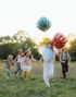 Grønn Stjerneball Folieballong 75 cm - Circus Party
