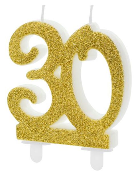 Glitrende 30 Års Bursdagslys