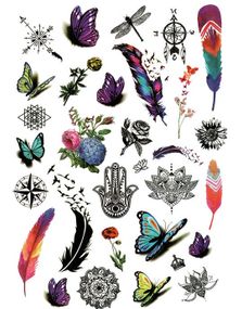 Variety - 31 stk Tatoveringer (Fake Tattoo)