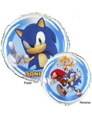 Sonic the Hedgehog Rund Folieballon 45x45 cm