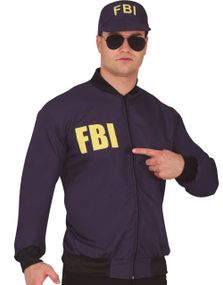 FBI Kostymesett - Jakke og Caps