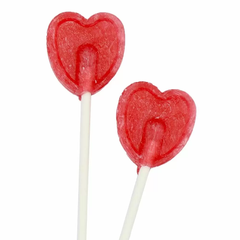 179 stk Heart Lollies - Pose med Røde Hjerte-Kærligheder
