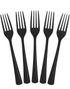 50 stk Sorte Heavy Duty Genanvendelige Spiseskeer