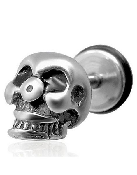 Nailed Skull - Fake Piercing