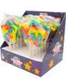 16 stk Star Lollies - Store Stjerneformede Kjærligheter på Pinne - Candy Realms - Hel Kasse 2 kg