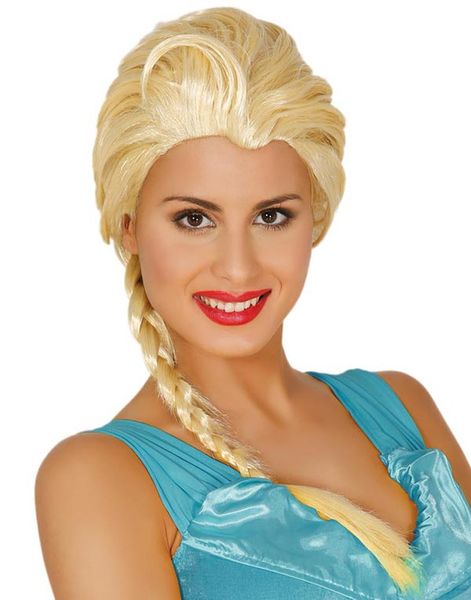 Blond Elsa Paryk med Fletning