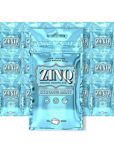 15 stk Zinq Tyggegummi med Strong Mintsmak - Hel Eske 472 gram