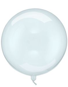 Blå Gjennomsiktig Ballongkule 40 cm
