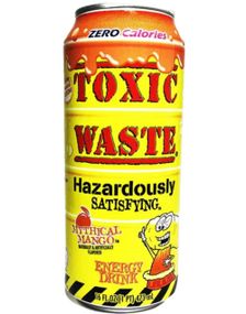 Toxic Waste Sugarfree Mythical Mango Energy Drink 473 ml (USA Import)