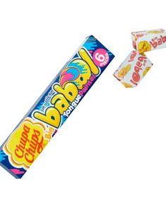 6-pk Chupa Chups Babol Tongue Painter Tyggegummi med Blå Bringebær Smag