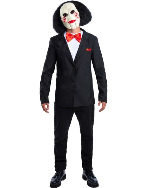 Jigsaw Kostyme til Voksen med Maske