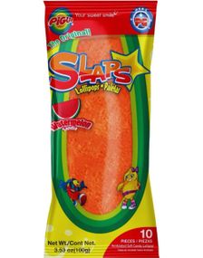 10 pk Pigui Slaps Watermelon - Formbare Kjærligheter på Pinne 100 gram (Mexico)
