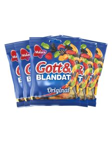 75 stk Godt og Blandet Original - Blanding av Vingummi og Lakris - Hel Eske 3,75 kg