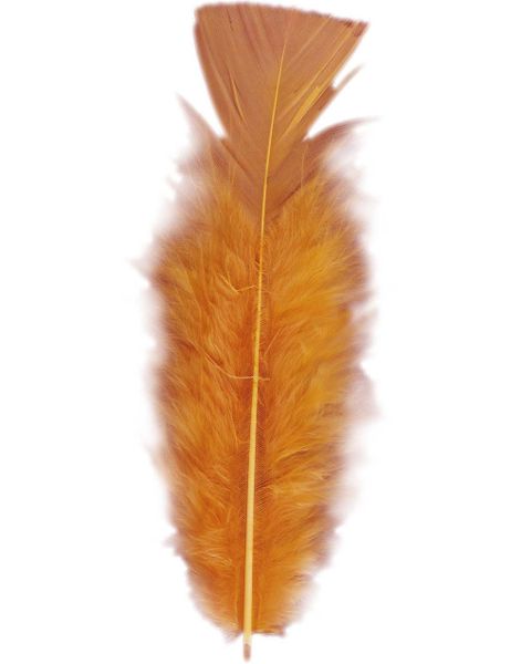 50 stk Dekorations/Pynte Fjer - Orange