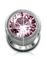 Piercing Plug med Indrammet Rosa Sten