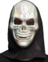 Perle Blank Skjellet Maske med Hette
