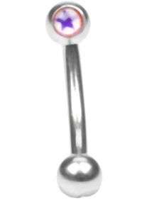 Famous Star - 1.2 mm x 8 mm Øjenbrynspiercing