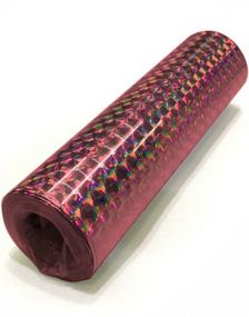 Lys Rosa Metallisk Holografisk Serpentin