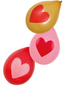 6 stk 25 cm Balloner - Love You