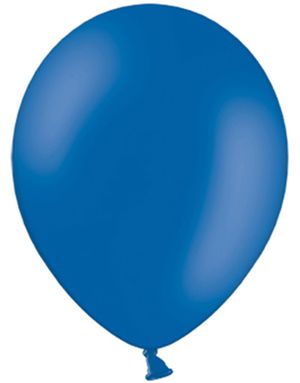 100 stk 13 cm - MEGAPACK - Blå Små Balloner