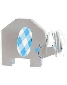 Baby Blue Elephant Borddekorasjon 18 cm