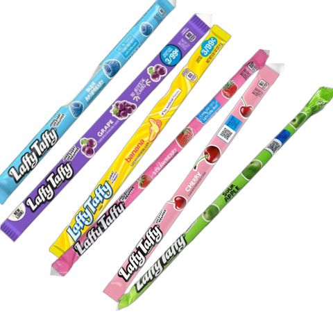Taste Them All - Wonka Laffy Taffy - Seks Smagsvarianter - Pakketilbud