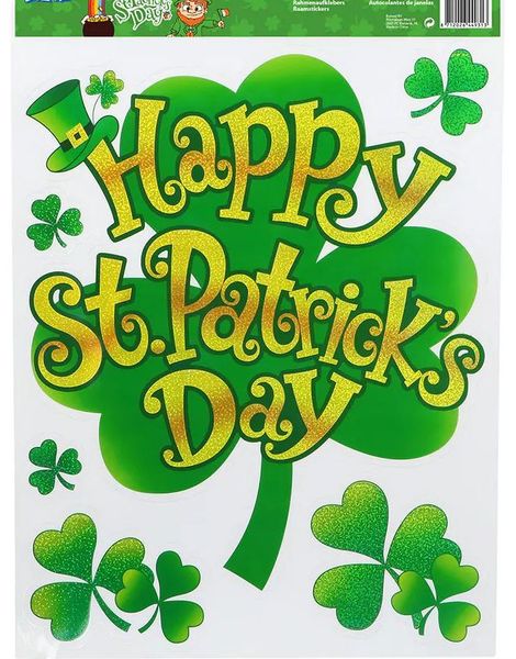 Vinduesklistermærker Happy St. Patrick's Day