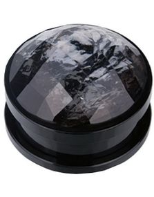 Moon Stone Grey - Sort Piercing Plug