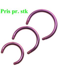 Lilla Rund stang i Titan til 1,6 mm Kugle