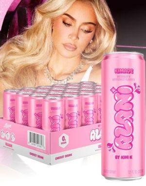 24 Stk Kim Kardashians Alani Nu Kimade Energidrik 330 ml - Helt Brett (Sukkerfri)